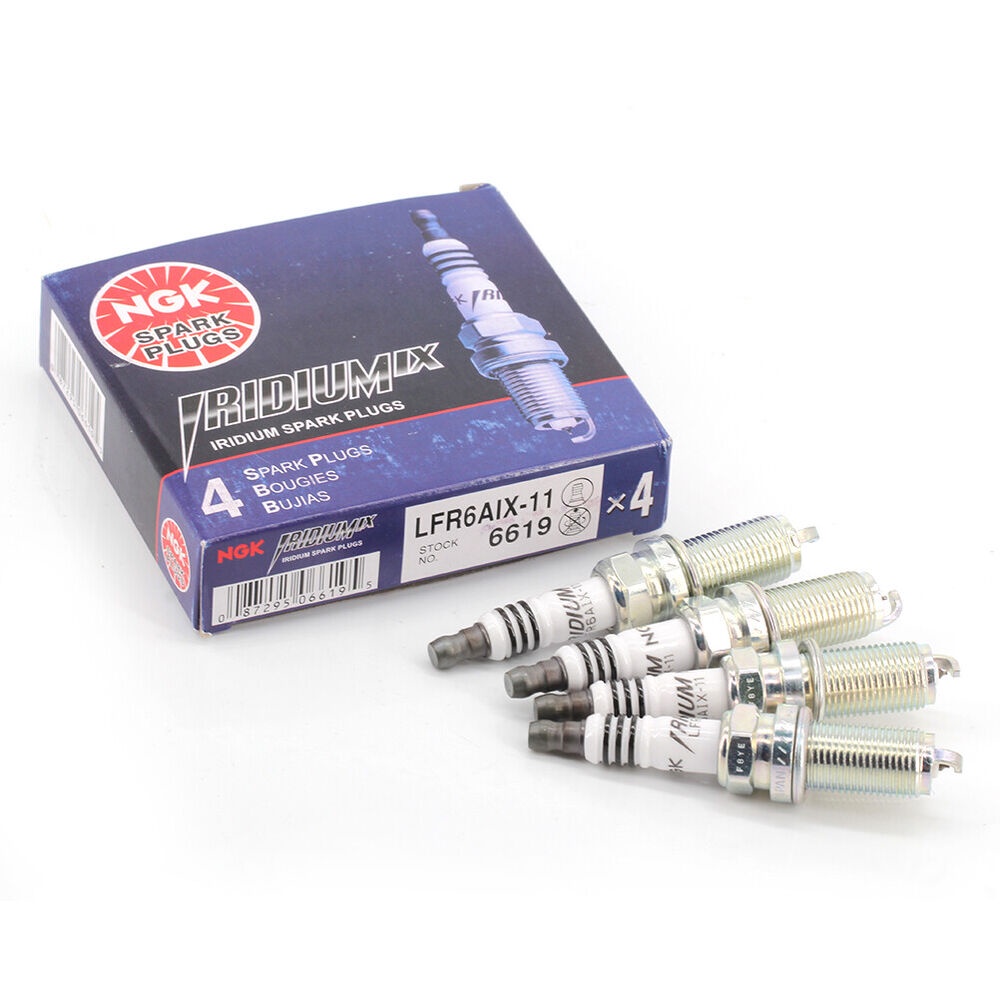 4 PCS NGK 6619 LFR6AIX11 Iridium IX Spark Plugs for Toyota Hilux