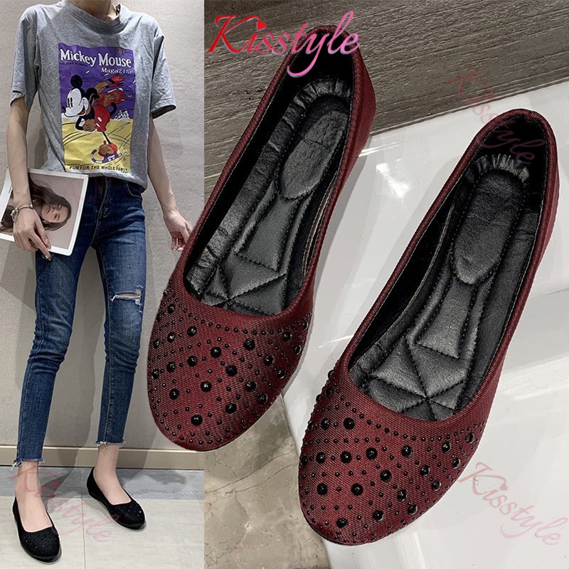 2019 New Arrival Japanese Style Vintage Buckle Mary Janes Shoes Women'S Shallow Mouth Casual Student Leather Shoes Thick Bottom