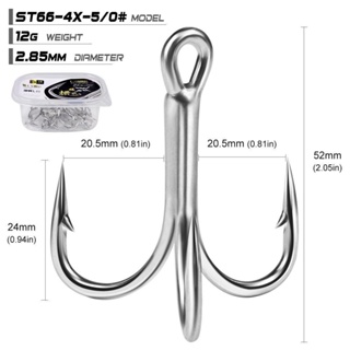 Cheap 10PCS/Set Durable Barbed Hooks Lure High Carbon Steel Treble Jig  Fishhooks Fishing Tackle