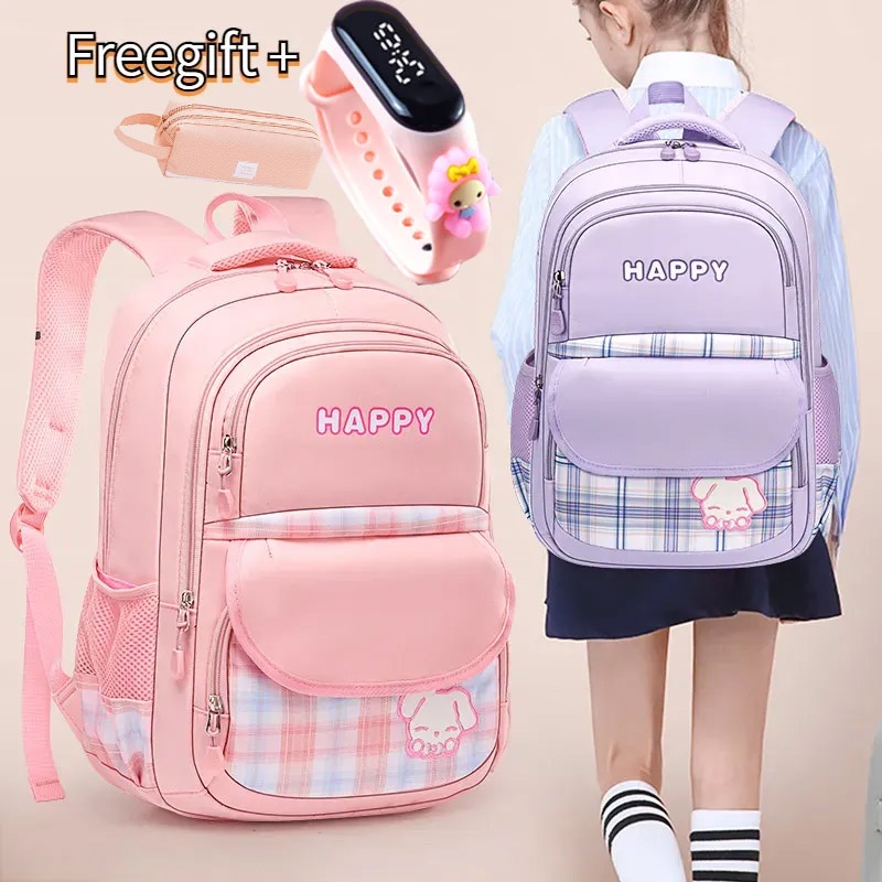 Elementary School Girl School Bag, Large Capacity School Bag, Backpack Shopee Malaysia