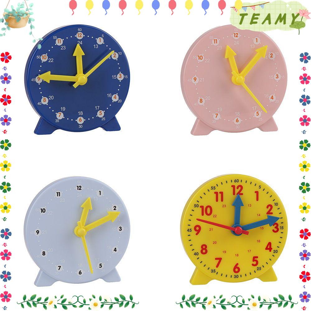 TEAMY Learning Clock Toys Adjustable Preschool Teaching Teaching Aids