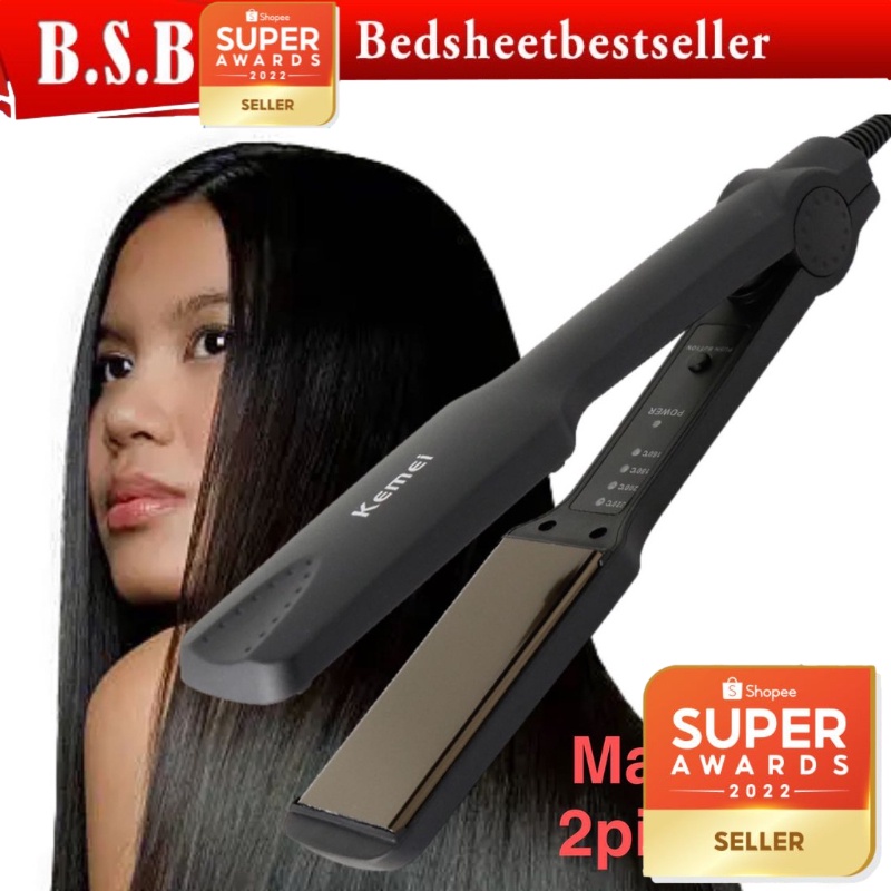 B.S.B Kemei Km329 Iron Ceramic Hair Straightener Styling Tools Machine