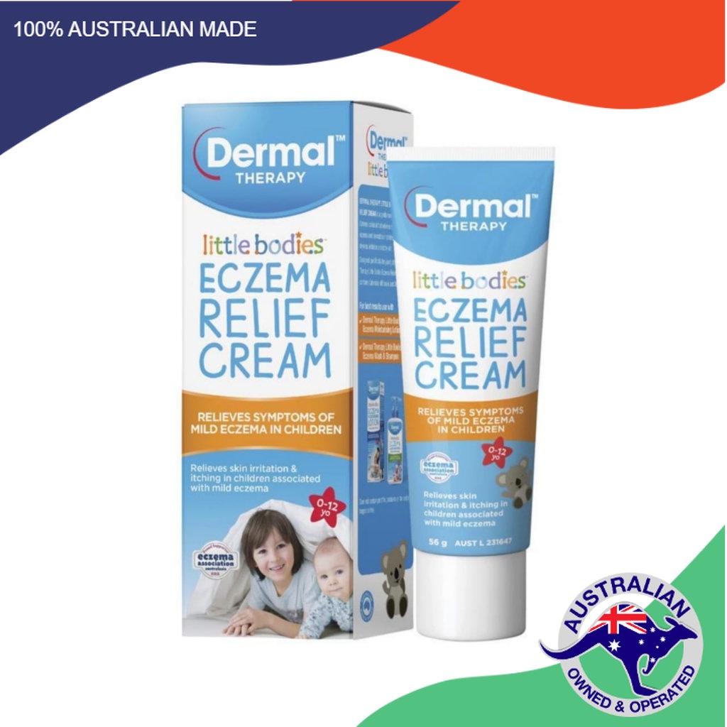 Dermal Therapy Little Bodies Eczema Relief Cream Tube 56g | Shopee Malaysia
