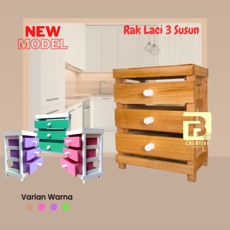 3-Layer Onion Rack with Drawers Kitchen Spice Rack, Color Request ...