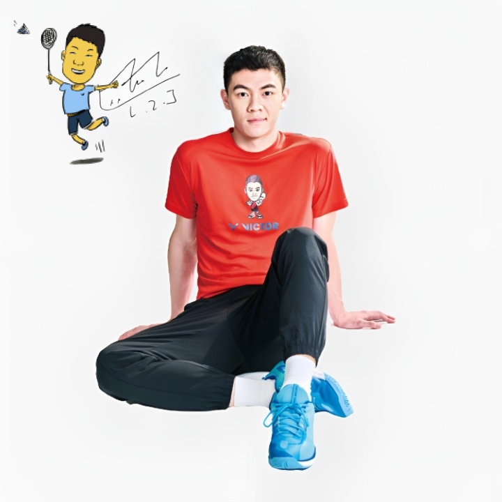 SHS Lee Zii Jia Cartoon T-Shirt T-20055 | Shopee Malaysia