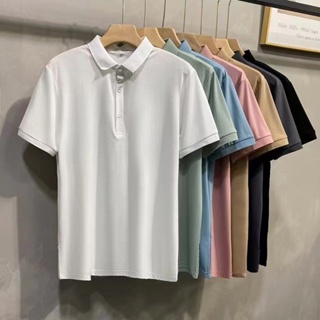 [2024 Raya] T Shirt Lelaki Berkolar Plain Men Polo Shirt Baju Koler ...