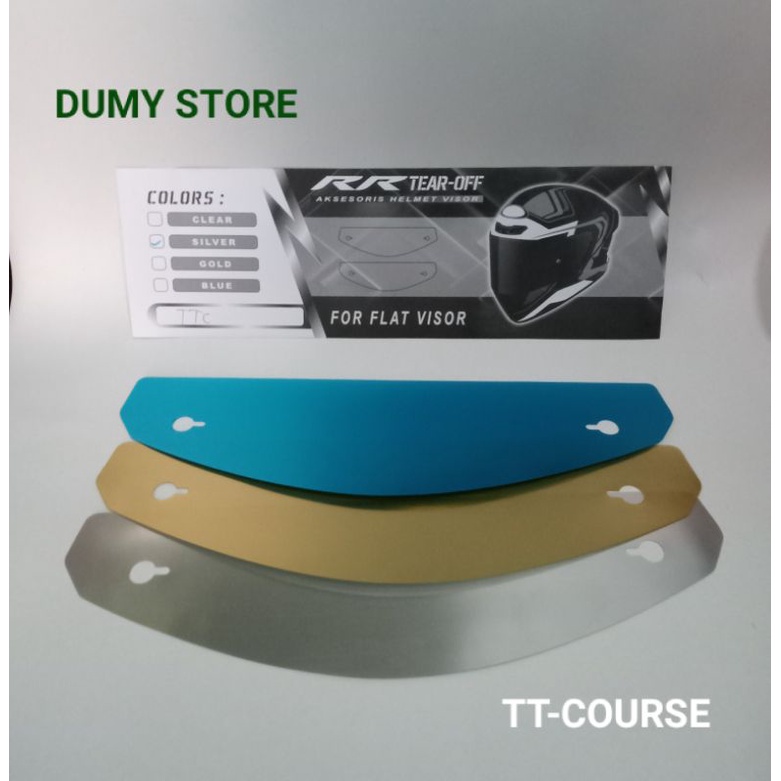 Tear OFF KYT TT COURSE/TEAR OFF TTC/TTC VISOR Coating Shopee Malaysia