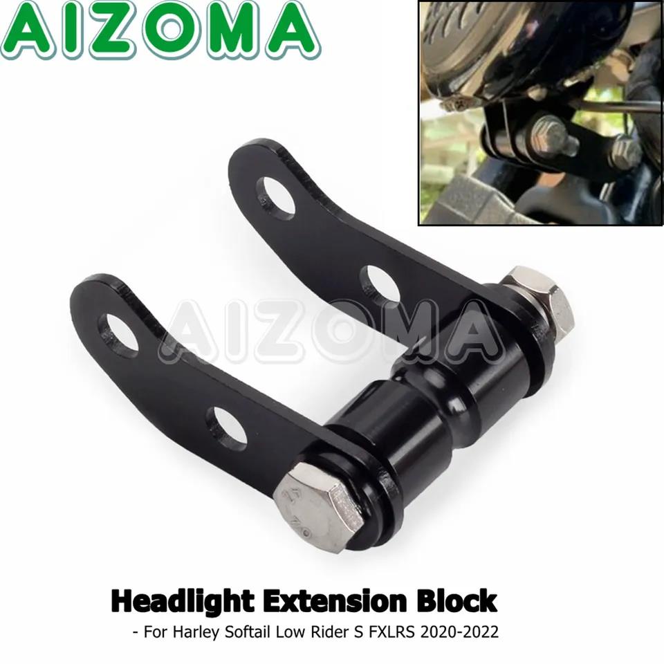 Motorcycle Accessories Adjustable Forward 2inch Extension Block Headlight Bracket For Harley