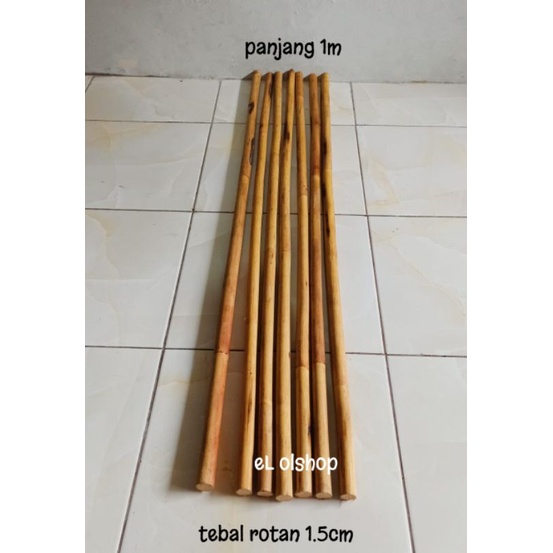 Rattan Stick Dancer Stick 1 meter Straight rattan Stick | Shopee Malaysia