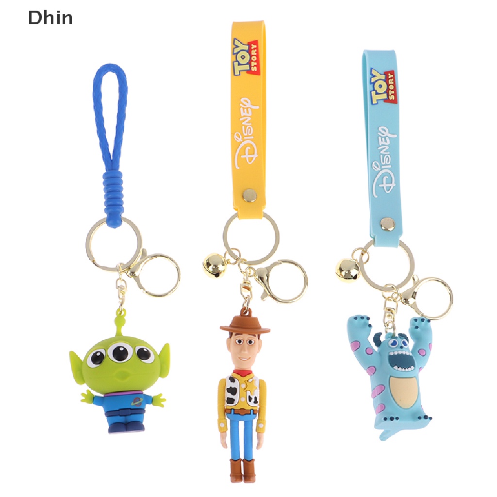 [Dhin] Disney Toy Story Keychains Anime Buzz Lightyear Woody Lotso Bag