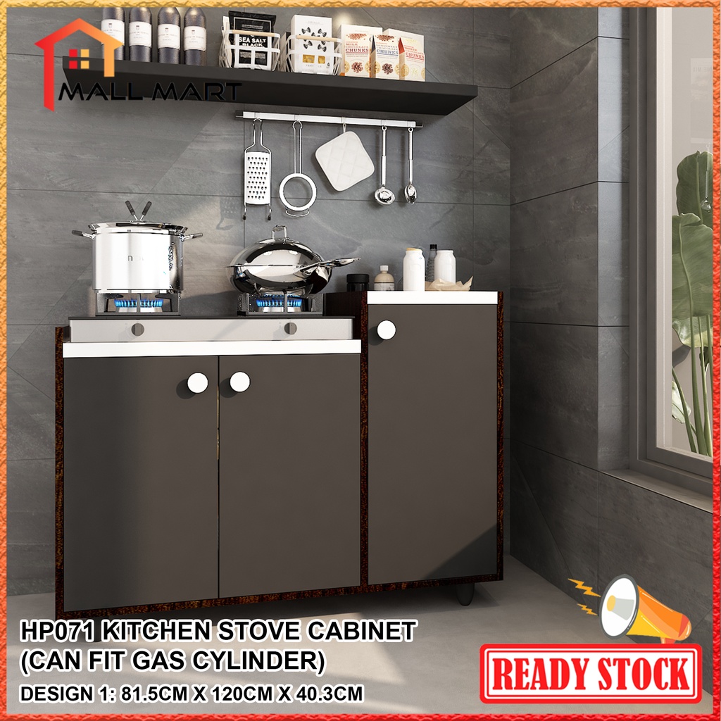 MallMart MHP071 Stove Gas Kitchen Storage with Mosaic