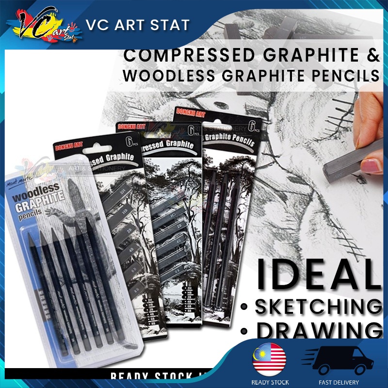 Mont Marte Woodless Graphite Pencils