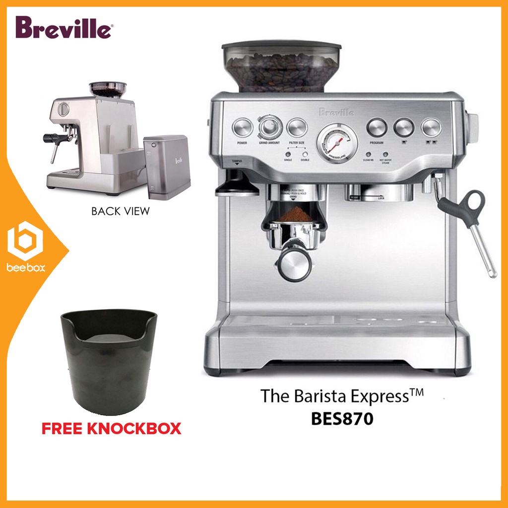 Breville BES870 Barista Express Espresso Coffee Machine Coffee Maker