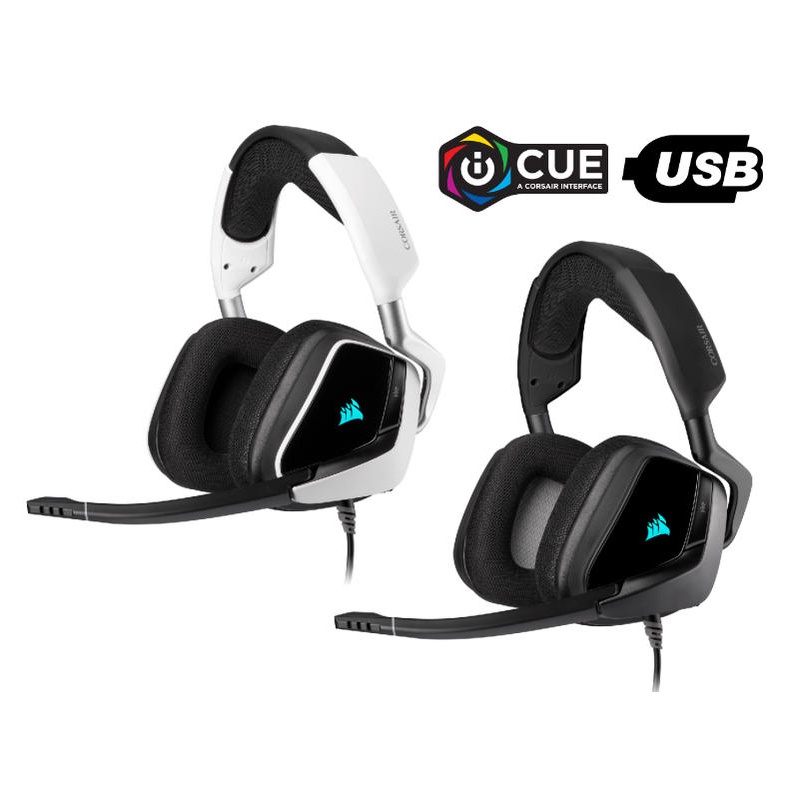 Audifonos Corsair Void RGB Elite Gaming USB Premium 7.1 Surround Sound