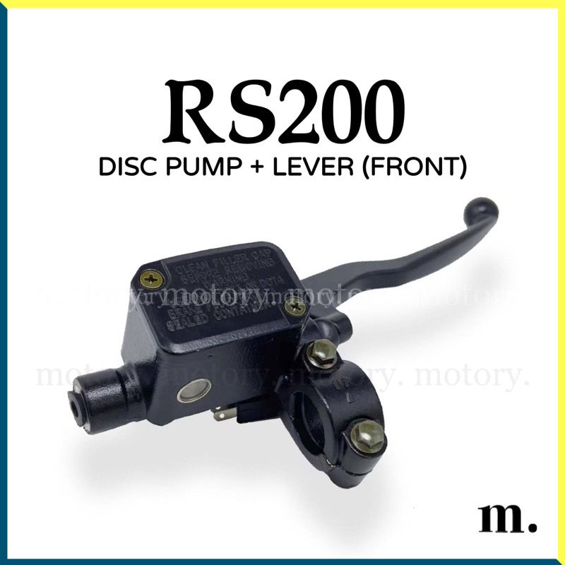 MODENAS RS200 DISC PUMP + LEVER (FRONT) MASTER PUMP | Shopee Malaysia