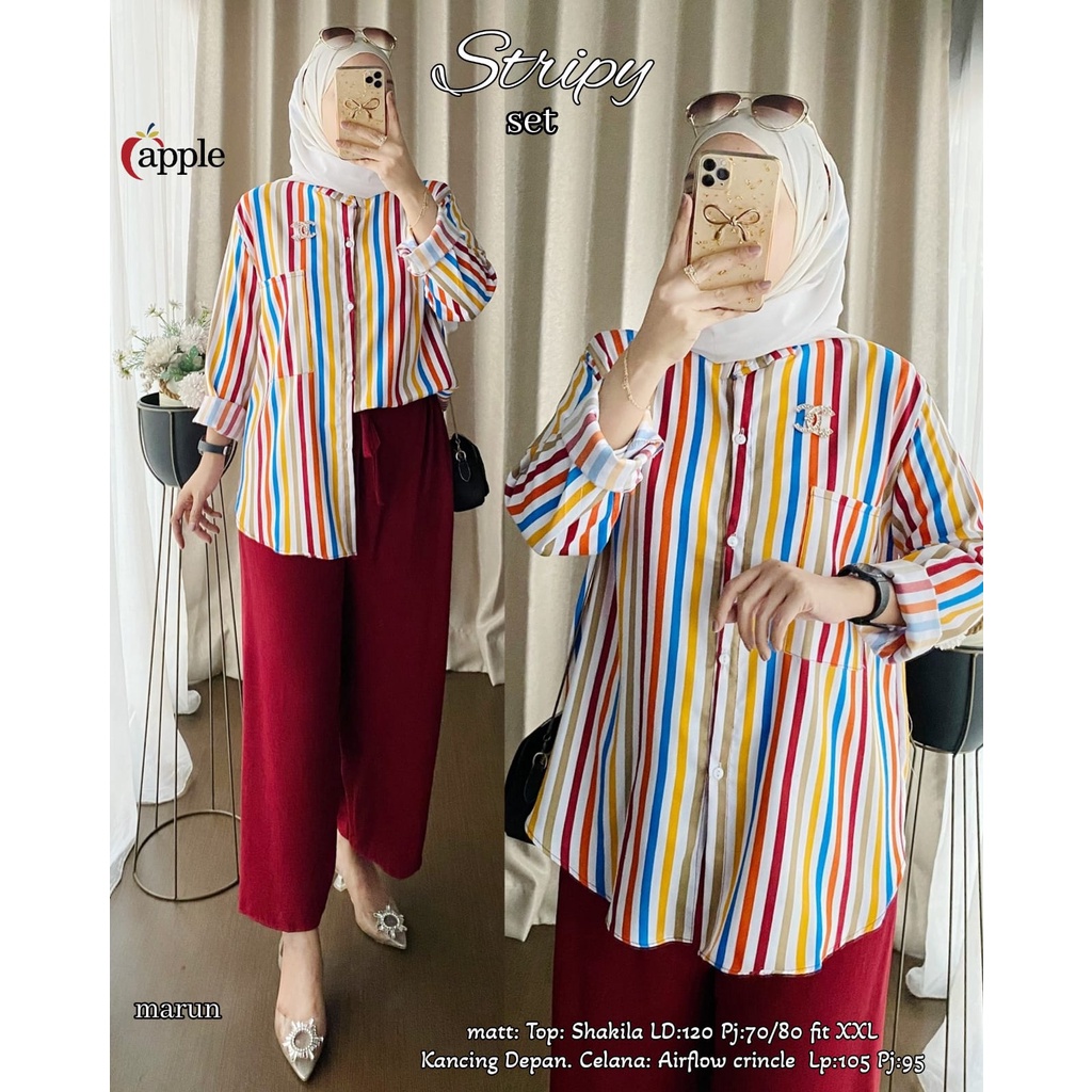 Stripy SET | Shopee Malaysia