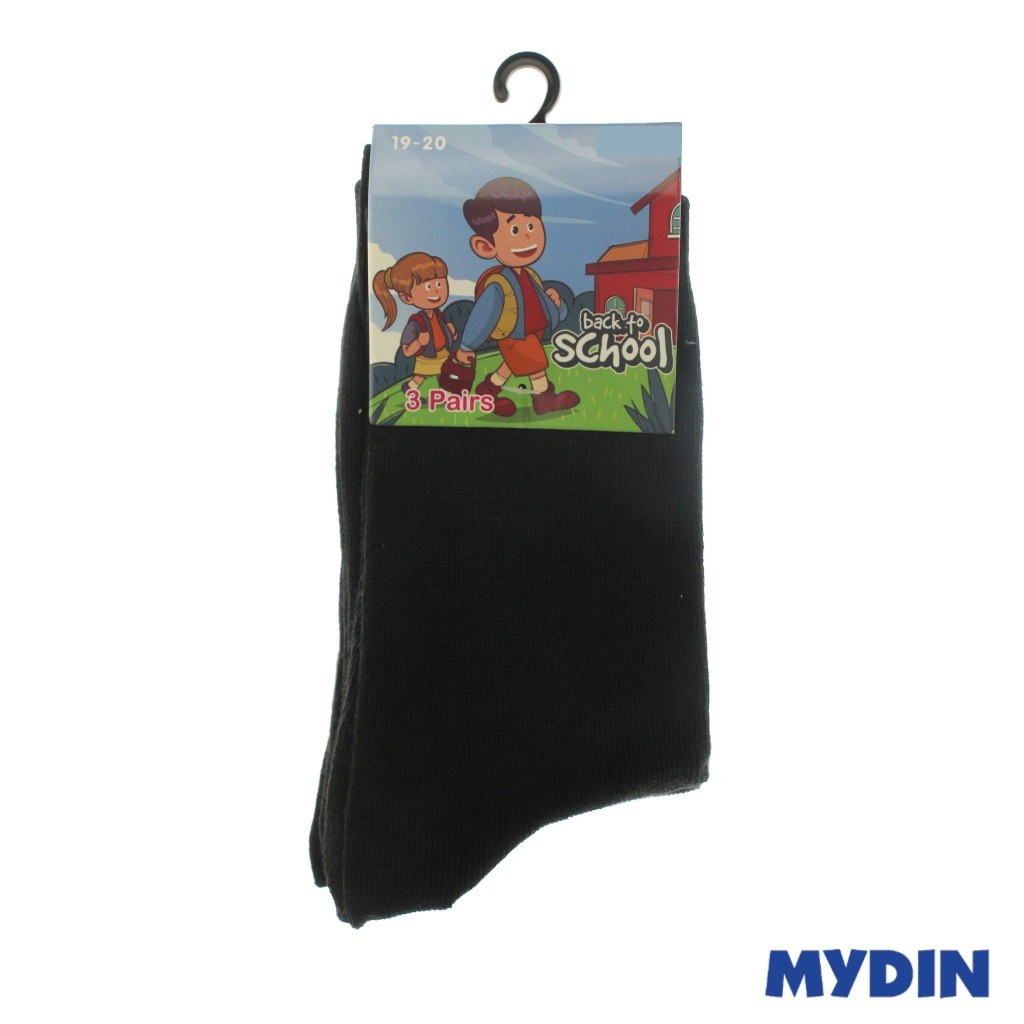 Back To School Sock Black 3s RS-NB19