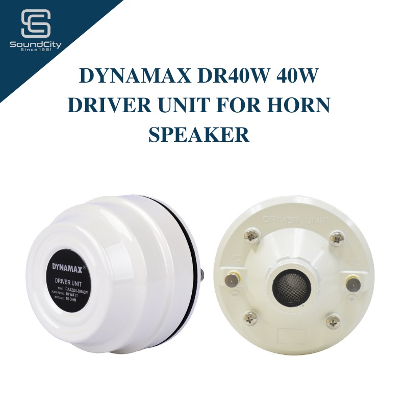DYNAMAX DR40W 40W Driver Unit For Horn Speaker | Shopee Malaysia