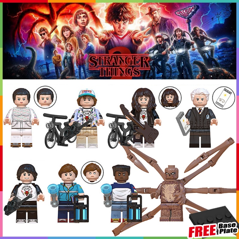 Stranger Things Minifigures Toys Gifts Mike Dustin Vecna Lucas Sinclair ...