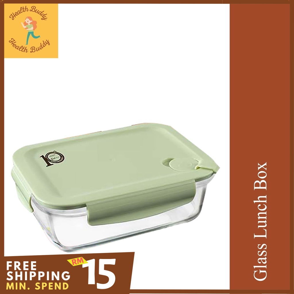 Lunch Box Glass Food Container 1040ML | Shopee Malaysia