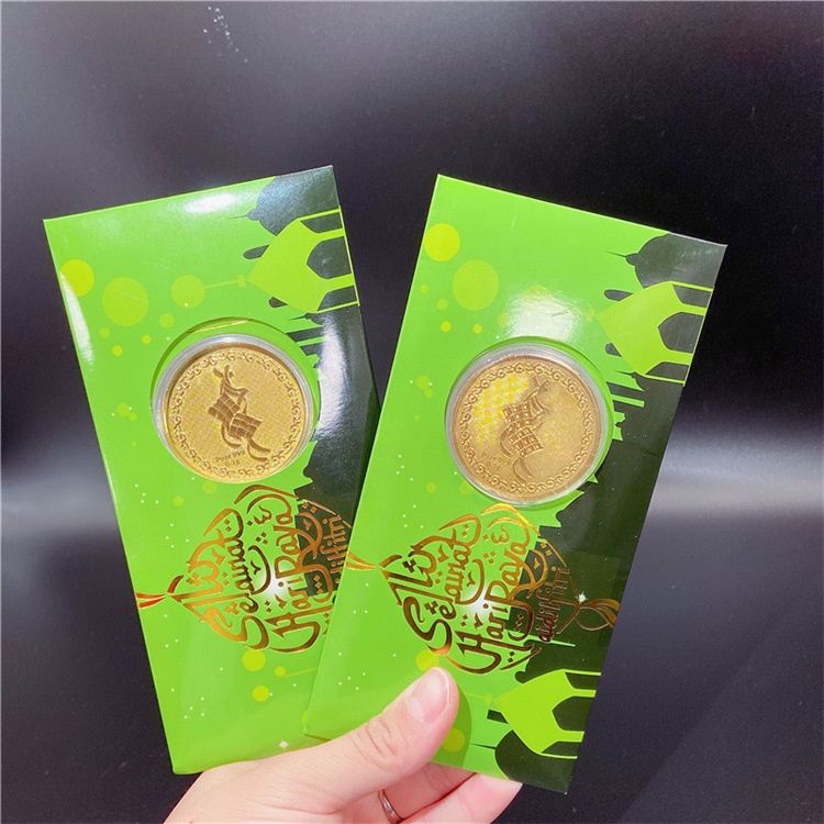 2023 Sampul Raya Packet Gold Coin Green Envelope Sampul Duit Raya ...