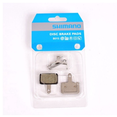 thumbnail interactive-video image 1 of 2 Pairs Mountain Bike Disc Brake Pads – Compatible With Shimano M375, M445, M446 – Resin/Metal 1 of 5