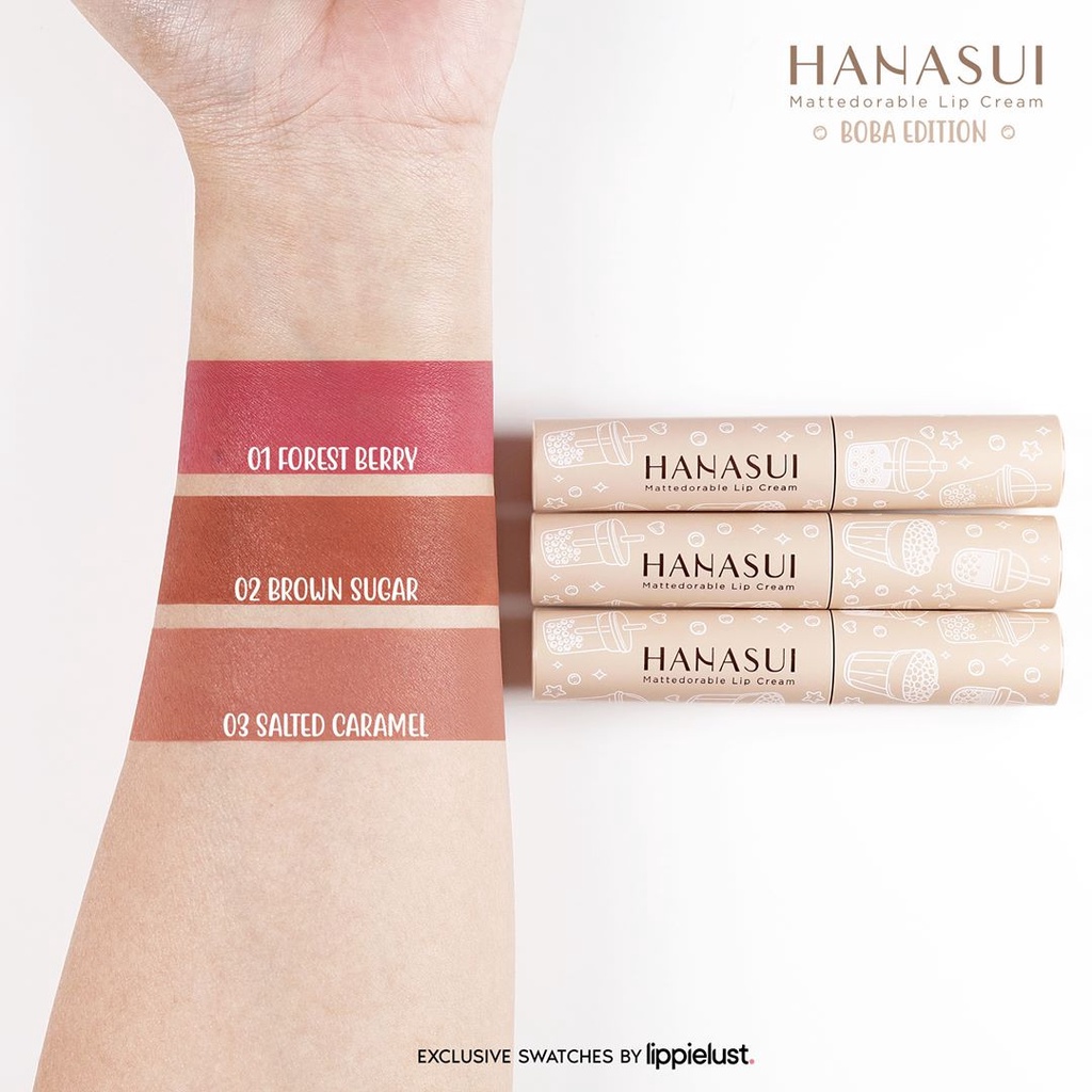Hanasui Mattedorable Lip Cream Lip tint Tintdorable LipTint Lip Stain