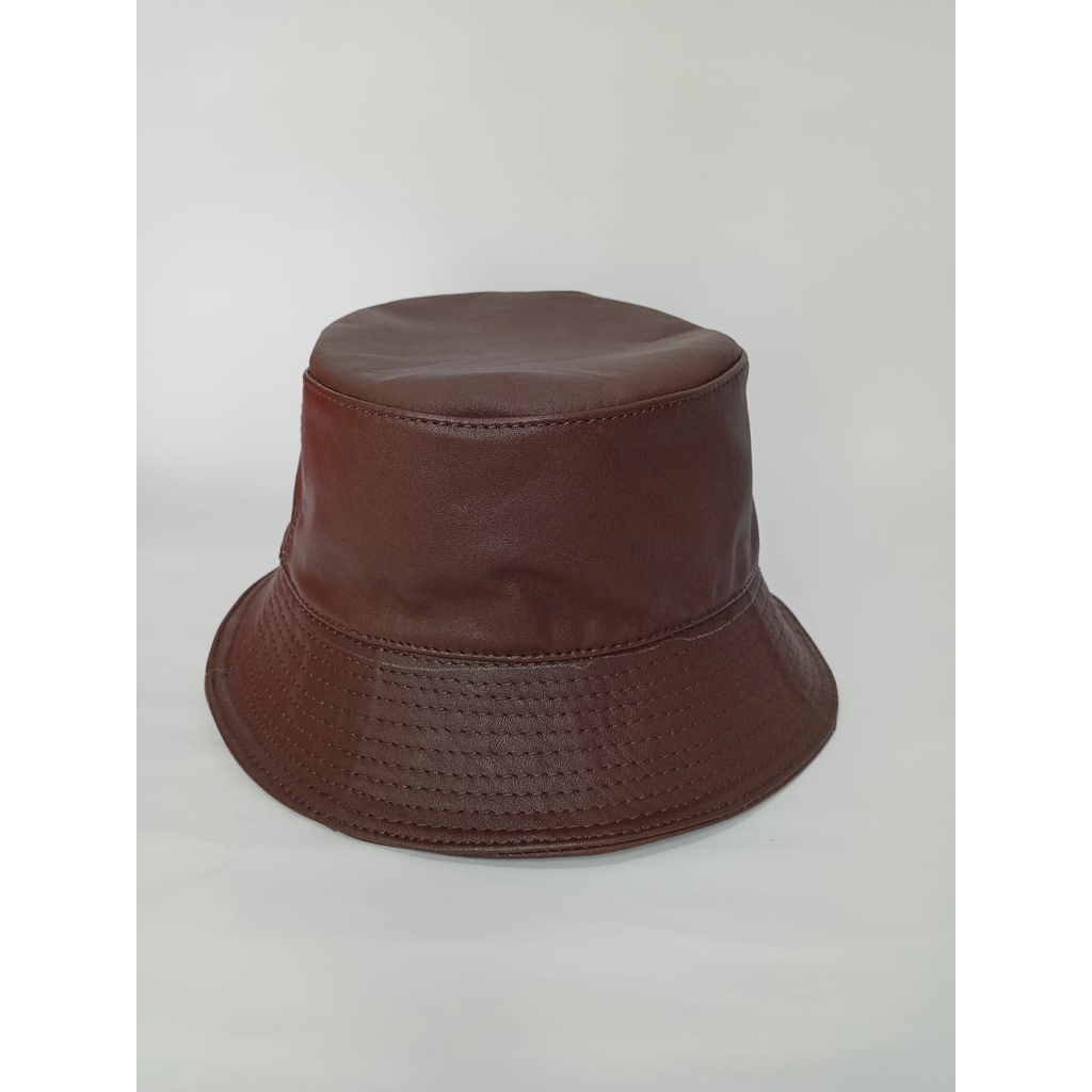 Ska Leather Hat, Unique Antique Genuine Leather, Rare Slang, Looks