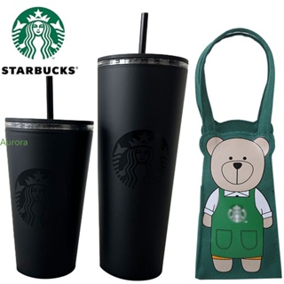 Starbucks® Classic Series Thermos - Matt Green - Black Color 355 ml