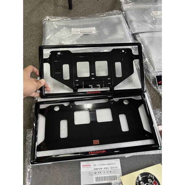 FRAME PLATE HONDA BERLINA BLACK/HONDA ACCESS/FRAME HONDA HITAM/FRAME ...