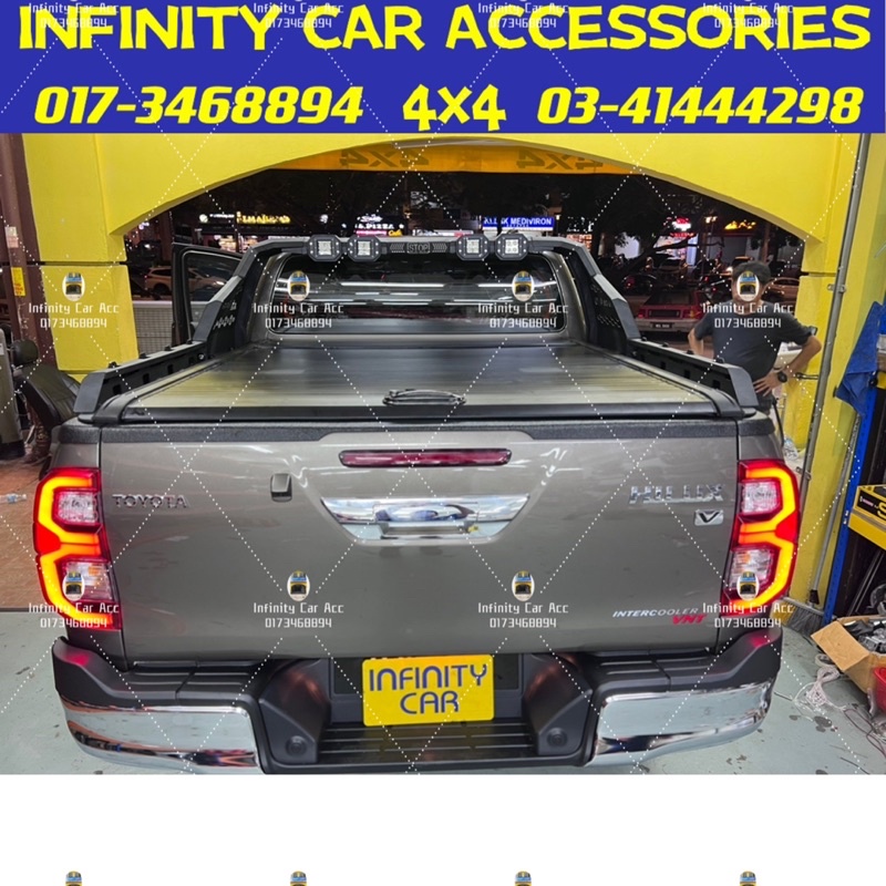 Toyota Hilux Vigo Revo Rogue Rocco Manual Roller Shutter lip Cover