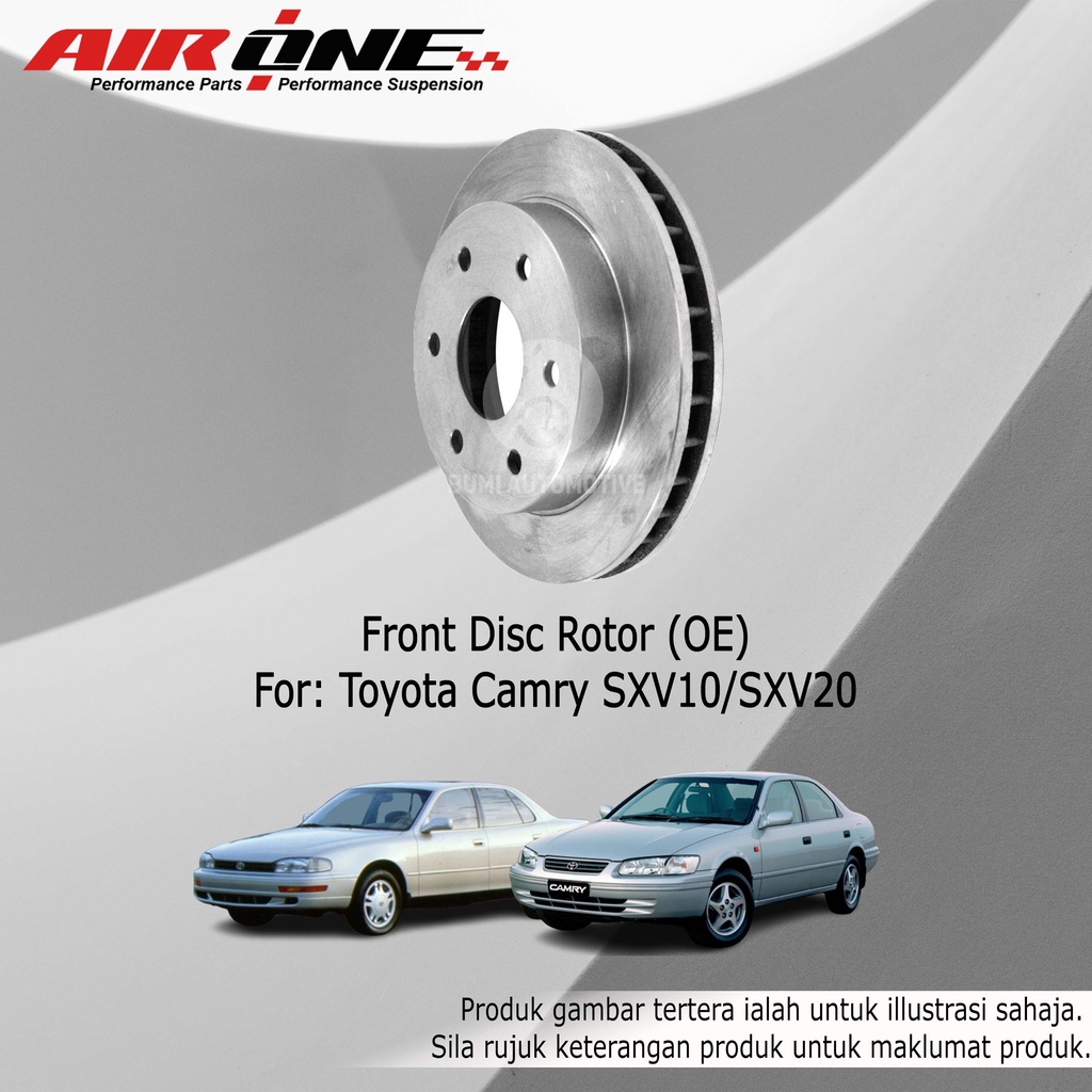 Toyota Camry SXV10 SXV20 Front (Depan) Disc Rotor Disc Brake 2pcs/2biji