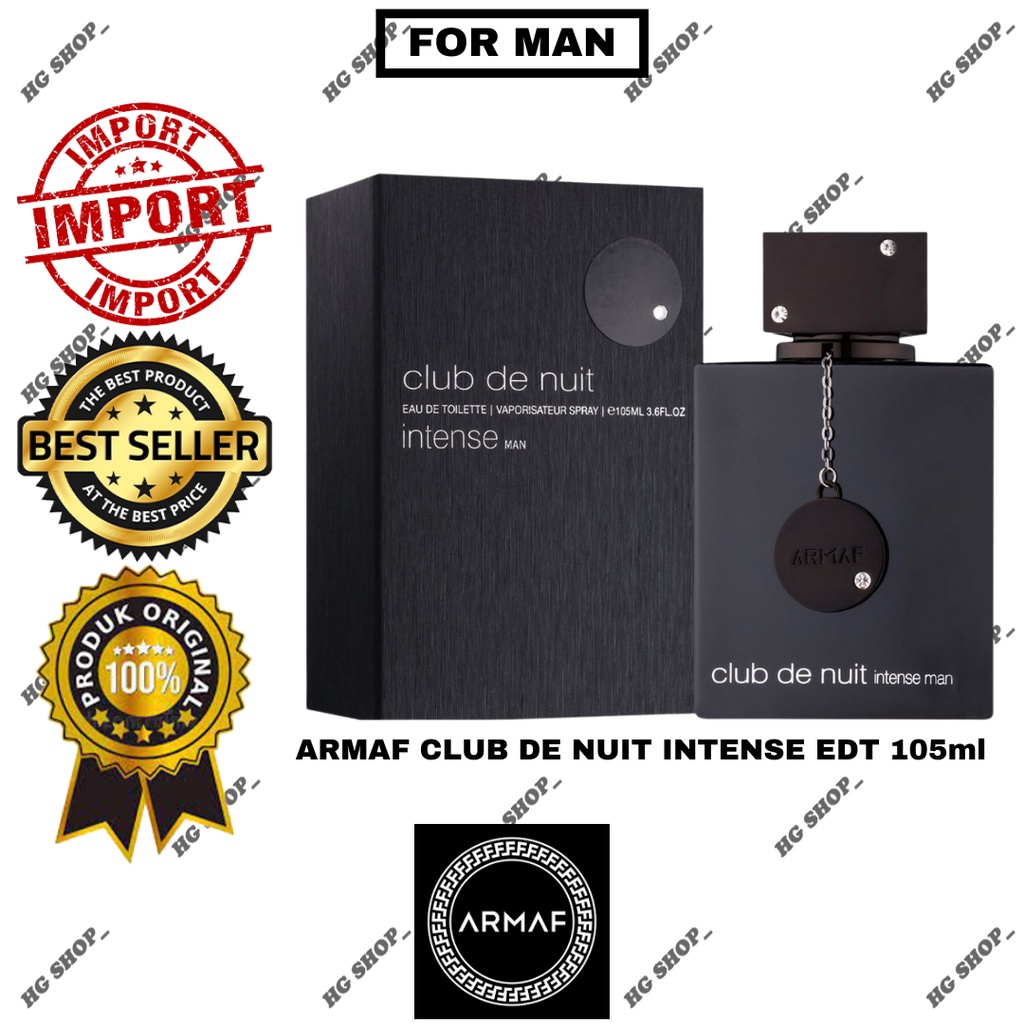 ARMAF CLUB DE NUIT INTENSE EDT 105ml (ORIGINAL) | Shopee Malaysia