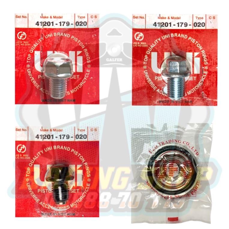 Uni Lubricant Screws For Honda, Yamaha Exciter 135, Ex 150, FZ