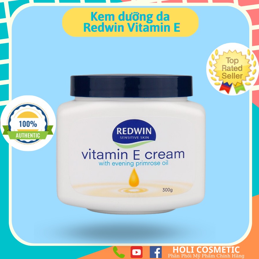 Redwin Vitamin E Cream 300g Genuine Australia, Skin Beauty Cream