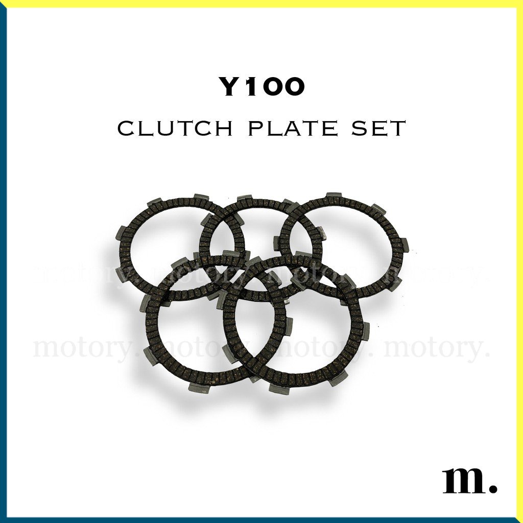 YAMAHA Y100 / Y110 CLUTCH PLATE SET (5P) Shopee Malaysia