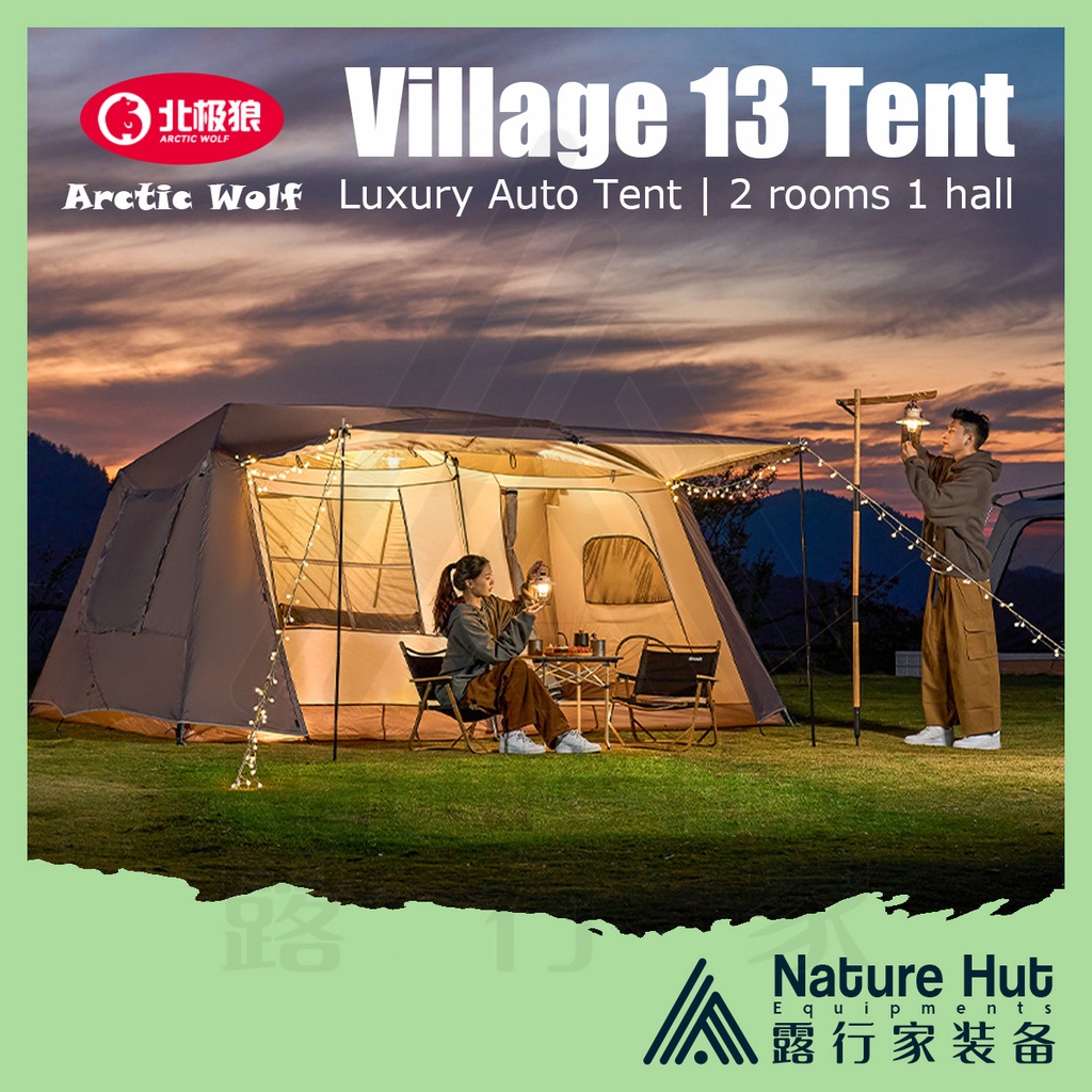 Arctic Wolf Village 13 Automatic Luxury Camping Instant Tent Outdoor