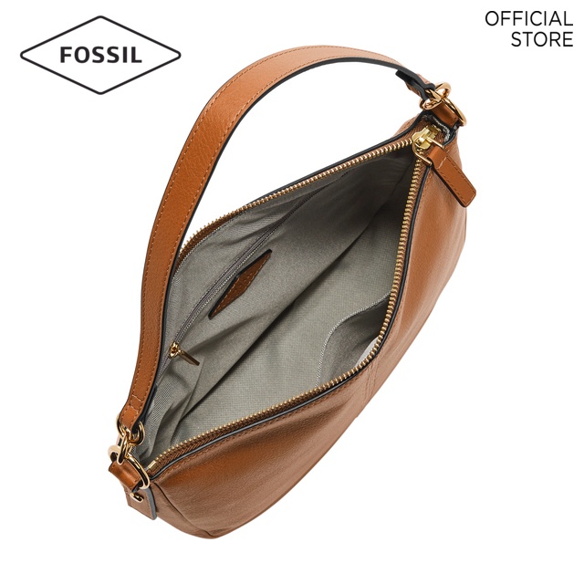 Fossil Female's Jolie Crossbody Bag ( ZB7716216 ) - Brown Suede