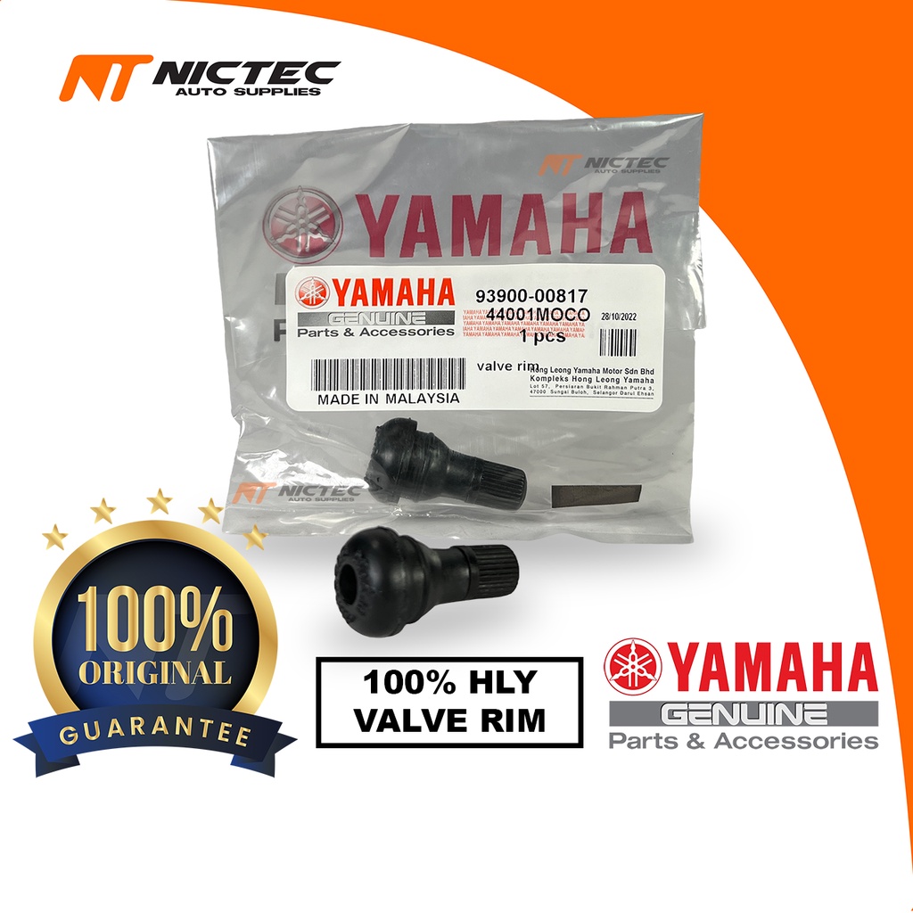 TUBELESS VALVE RIM ORIGINAL HONG LEONG YAMAHA KEPALA TUBE 93900-00817 ...