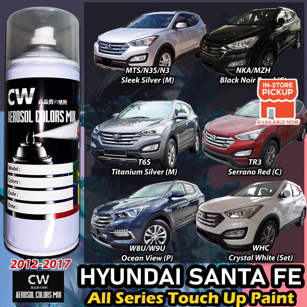 [ HYUNDAI SANTA FE GEN 3 ] Touch Up Paint Color CW Aikka Aerosol DIY