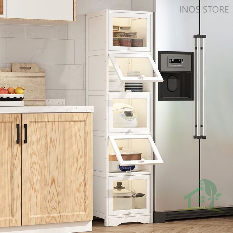 Kitchen shelf seam storage modern simple storage