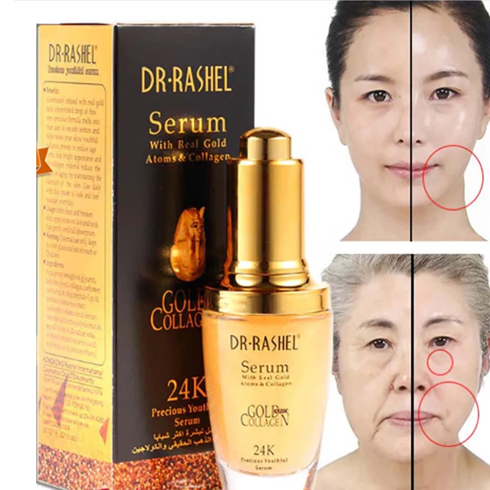 Dr Rashel 8 In 1 Face Serum With Gold Collagen Elastin For Anti Aging Shopee Malaysia 5365