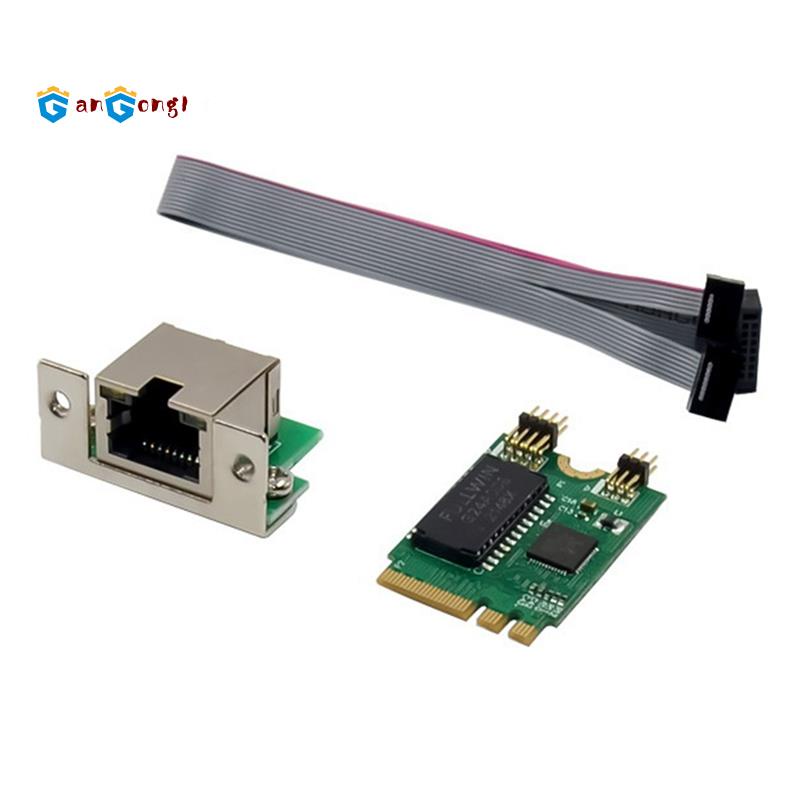 Mini PCIE Network Card M.2 A+E to RTL8111F Gigabit Ethernet Card Single ...