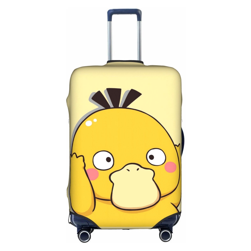 Pokemon Psyduck travel luggage cover for 1832 in washable luggage