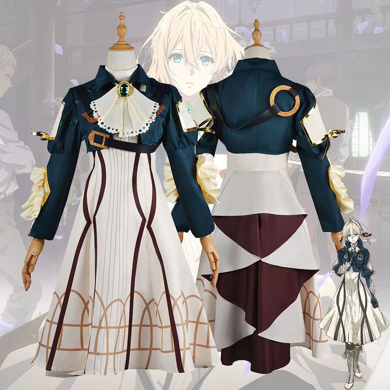 violet evergarden dress design PRE-SALEViolet Evergarden Cosplay Costume Women Dress CLT5807