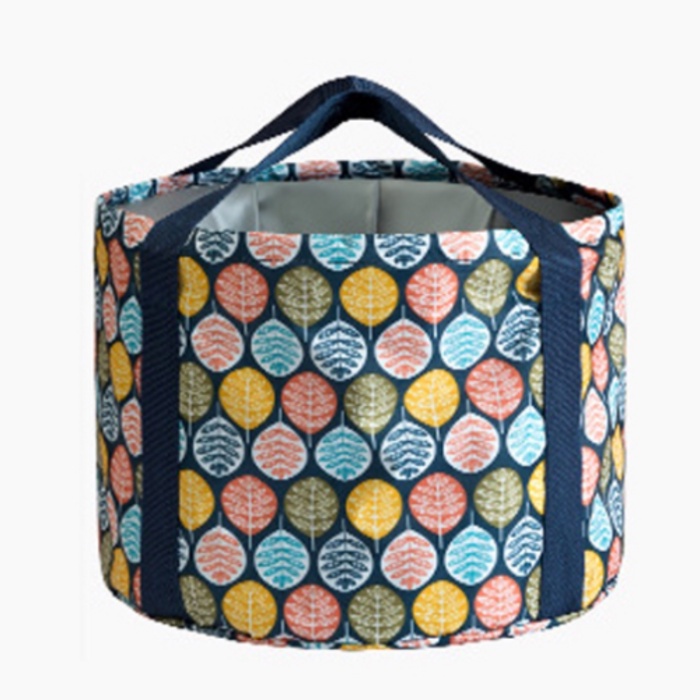 2IN1 Foot SPA Bath Bucket Bag 12L Travel Portable Foldable Bathtubs Big ...
