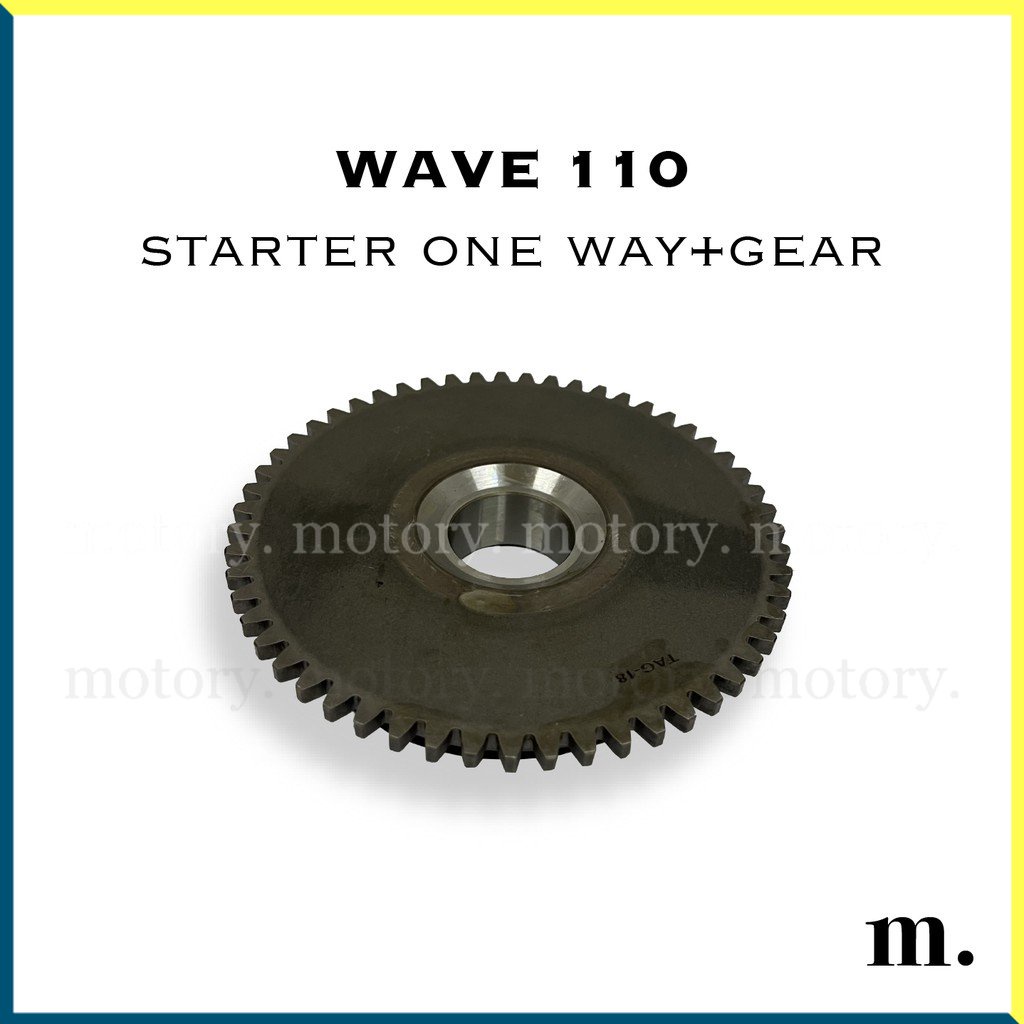 HONDA WAVE110 STARTER ONE WAY + GEAR W110 WAVE 110 Shopee Malaysia