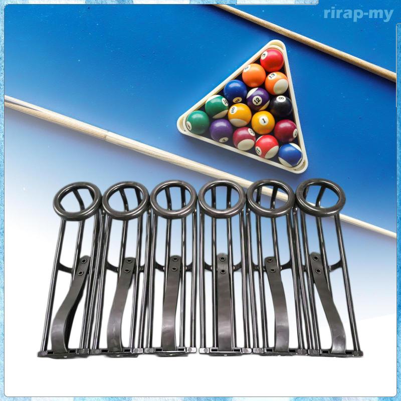 [RirapMY] 6 Pieces Billiards Table Pocket Rail Replace, Chinese