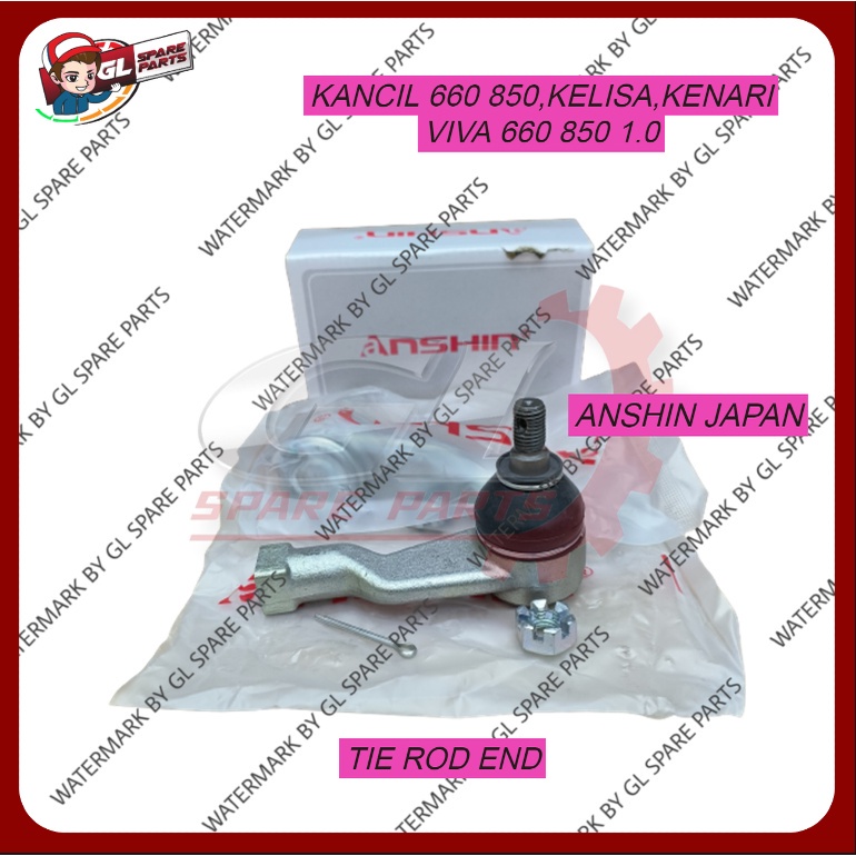 (ANSHIN JAPAN) TIE ROD END (SET) PERODUA KANCIL / KELISA / KENARI