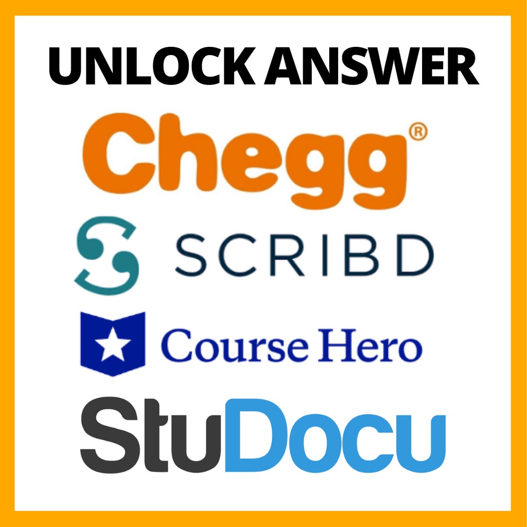 𝚌𝚑𝚎𝚐𝚐 Course Hero Coursehero Scribd Bartleby StuDocu Unlock Answers